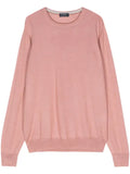 Barba fine-knit virgin wool silk jumper