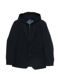 Karl Lagerfeld hooded single-breasted jacket